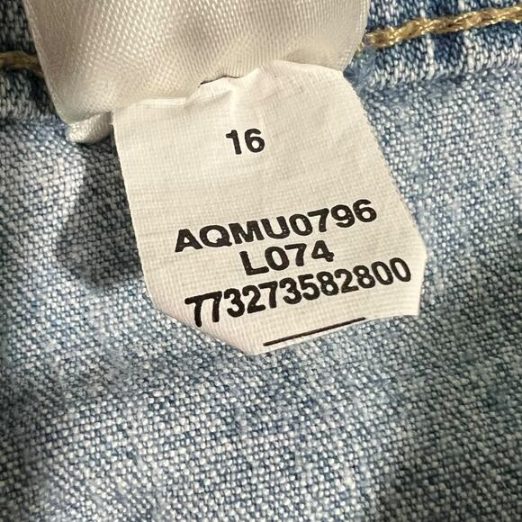 Axcess Liz Claiborne Embroidered Floral Capri Jeans Womens Size 16 - Picture 6 of 11